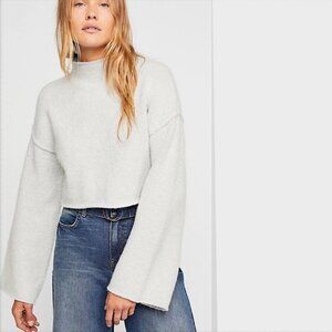 Free People Lost In A Forest Sweater Gray